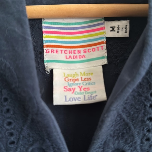 Gretchen Scott Embroidered Maxi Dress, Size M - Picture 4 of 8